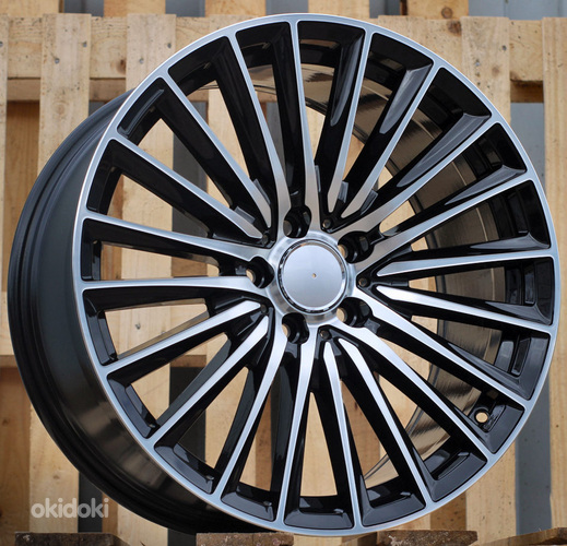 R19x8  5X112  ET  43  66.6  B5909  Black Polished (MB)  For MER  (Z7)  (HYBRID FORGED)