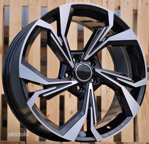 R19x8  5X112  ET  35  66.5  B5893  Black Polished (MB)  For AUD  (K4)