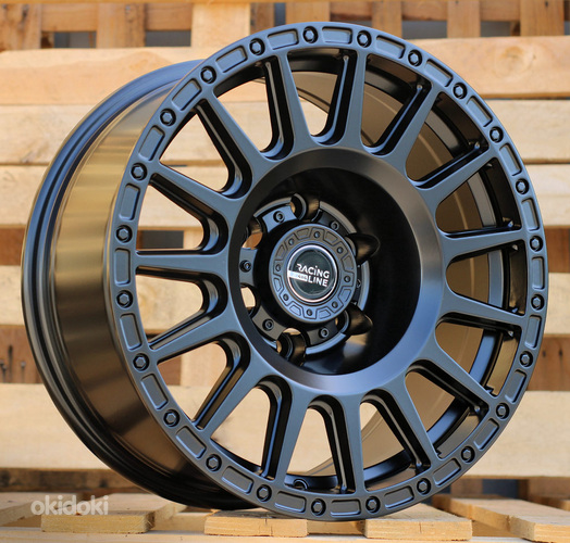 R17x8  6X139.7  ET  15  110.1  B5877  Black Half Matt (BLHM)  For 4X4  (P)