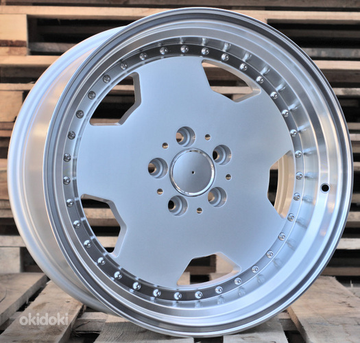 R17x9.5  5X112  ET  25  66.6  B5852  (BY1781)  Silver+Polished Lip (SP)  For MER  (Z1+Z2)  (MONOBLOCK Style)