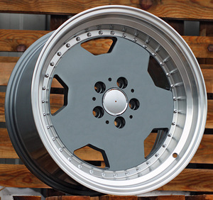 R17x9.5  5X112  ET  25  66.6  B5852  (BY1781)  Graphite+Polished Lip (GRPL)  For MER  (Z1)  (MONOBLOCK Style) (1 foto / 1)