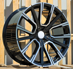 R20x10  5X120  ET  41  74.1  B5836  (IN5515)  Black Polished (MB)  For BMW  (K7)  (Rear+Front) (1 foto / 1)