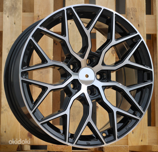 R17x7.5  5X108  ET  40  67.1  B5812  Black Polished (MB)  For RACIN  (K4+R)  (Style Vossen)