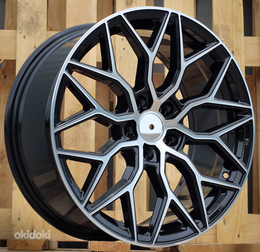 R17x7.5  5X115  ET  40  70.1  B5812  Black Polished (MB)  For RACIN  (P)