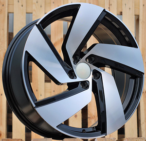 R18x7.5  5X112  ET  51  57.1  B5773  (XFE449)  Black Polished (MB)  For VW  (K4)  ((AKC 80 Eur)) (1 foto / 1)
