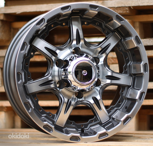 R16x8  5X114.3  ET  M10  83.1  B5763  Black Polished (MB)  For 4X4  (R)