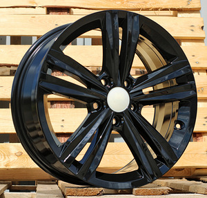R17x7  5X112  ET  45  57.1  B5619  Black (BL)  For VW  (P+R) (1 foto / 1)