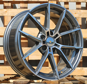 R17x7.5  5X112  ET  27  66.6  B5601  (D1740)  Grey Polished (MG)  For BMW  (Z1)  ((AKC 75 Eur)) (1 foto / 1)