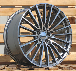R20x8.5  5X112  ET  25  66.6  B5569  Grey Polished (MG)  For BMW  (P)  (Rear+Front) (1 foto / 1)