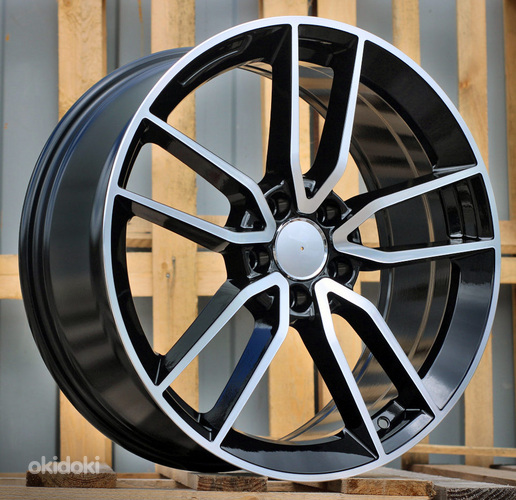 R19x8  5X112  ET  43  66.6  B5461  Black Polished (MB)  For MER  (K4+P)