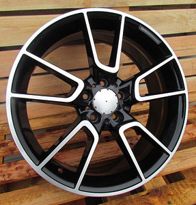 R19x7.5  5X112  ET  44  66.6  B5462  Black Polished (MB)  For MER  (Z4)  (Rear+Front) (1 foto / 1)