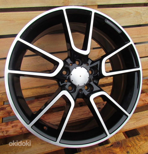 R19x7.5  5X112  ET  44  66.6  B5462  Black Polished (MB)  For MER  (Z4)  (Rear+Front)