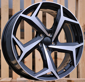 R14x6  5X100  ET  35  57.1  B5340  Black Polished (MB)  For VW  (R+D1) (1 foto / 1)