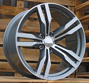 R20x10  5X112  ET  41  66.6  B5327  Grey Polished (MG)  For BMW  (K2)  (Rear+Front) (1 foto / 1)