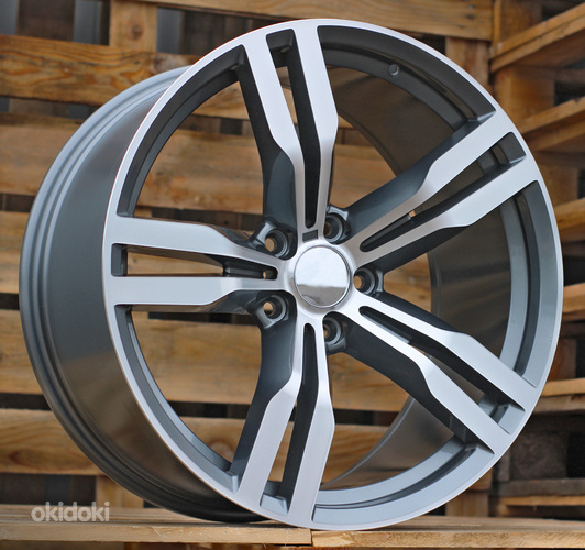 R20x10  5X112  ET  41  66.6  B5327  Grey Polished (MG)  For BMW  (K2)  (Rear+Front)