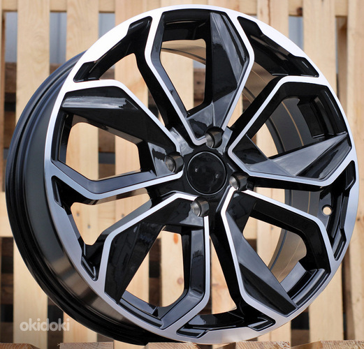 R15x6.5  4X100  ET  35  60.1  B5296  (BY1381)  Black Polished (MB)  For RENAU  (Z2)