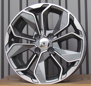 R15x6.5  4X100  ET  38  60.1  B5296  Grey Polished (MG)  For RENAU  (K2) (1 foto / 1)