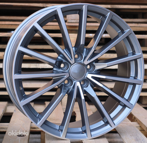 R17x7.5  5X112  ET  35  66.5  B5246  Grey Polished+Powder Coating (MGPC)  For AUD  (K2)