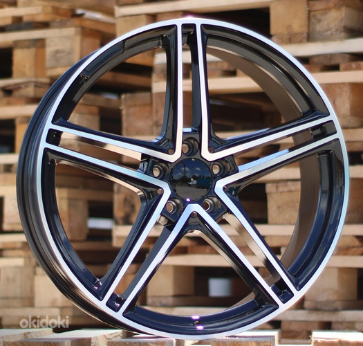 R19x8.5  5X112  ET  43  66.6  B5252  Black Polished (MB)  For MER  (K4)  ((AKC 100 Eur))