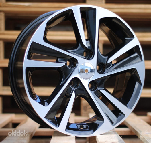 R15x6  5X114.3  ET  46  67.1  B5210  (IN5258)  Black Polished (MB)  For HYUND  (M+Z7)