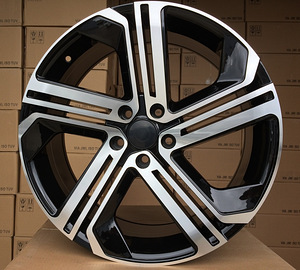 R18x8  5X112  ET  45  57.1  B5156  Black Polished (MB)  For VW  (K2) (1 foto / 1)
