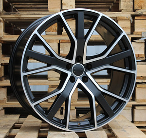 R19x8.5  5X112  ET  40  66.5  B5131  (BY1178)  Black Polished Half Matt+Powder Coating (MBHMPC)  For AUD  (P+P2) (1 foto / 1)
