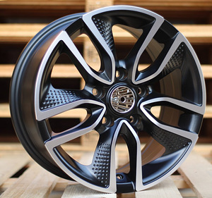 R16x6.5  5X112  ET  45  66.6  B5087  Black Polished Half Matt (MBHM)  For RACIN  (D5+R) (1 foto / 1)