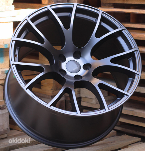 R20x11  5X115  ET  18  71.5  B5054  Black Half Matt (BLHM)  For RACIN  (P)  (DODGE (Rear+Front))