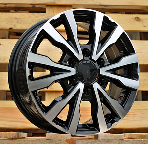R16x6.5  6X120  ET  50  74.5  B3025  (BYF3025)  Black Polished (MB)  For VW  (Z1)  (HYBRID FORGED Spherical for VW) (1 foto / 1)