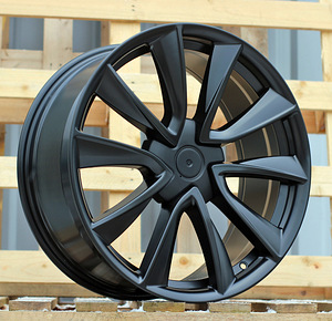 R19x8.5  5X114.3  ET  40  64.1  B2046  (H3154F)  Black Half Matt (BLHM)  For TESLA  (K8+M)  (HYBRID FORGED (Model 3)) (1 foto / 1)