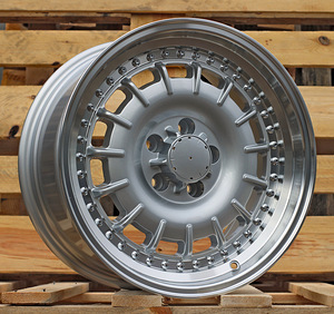 R17x8  5X112  ET  30  66.6  B1855  Silver+Polished Lip (SP)  For MER  (Z1)  (Rear+Front) (1 foto / 1)