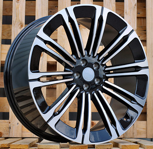 R22x9.5  5X108  ET  45  63.3  B1808  Black Polished (MB)  For LAND  (P) (1 foto / 1)