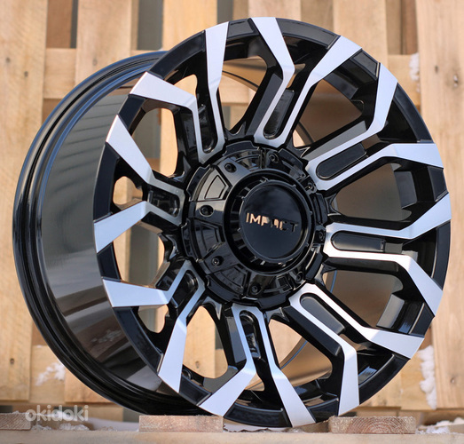 R17x9  6X139.7  ET  M12  110.1  B1799  Black Polished (MB)  For 4X4  (Z1)