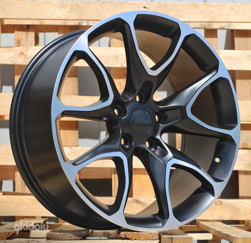 R20x9  5X127  ET  40  71.5  B1790  Black Polished Half Matt (MBHM)  For JEEP  (Z6)