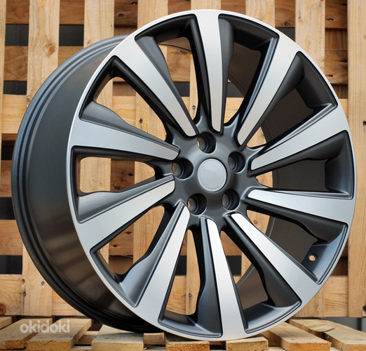 R22x10  5X120  ET  50  72.6  B1756  Grey Polished Half Matt (MGHM)  For LAND  (K3)