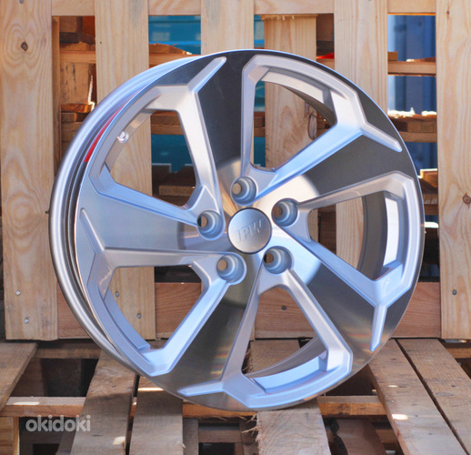 R18x7.5  5X114.3  ET  35  73.1  B1719  Machined Silver (MS)  For TOYOT  (K3)  ((AKC 85 Eur))