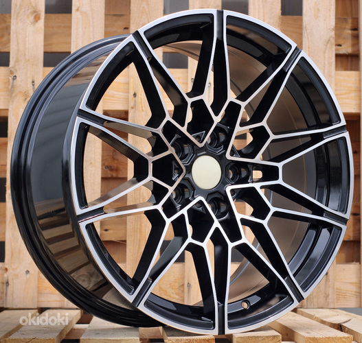 R19x8  5X112  ET  25  66.6  B1674  Black Polished (MB)  For BMW  (Z3+Z1)  (Front+Rear)