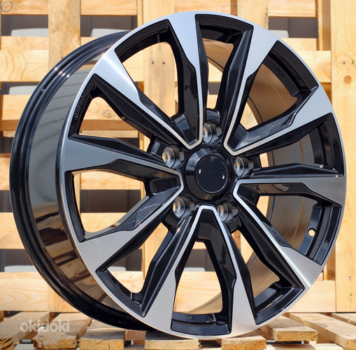 R21x8.5  5X150  ET  54  110.5  B1666  Black Polished (MB)  For TOYOT  (K3)  (TOYOTA/LEXUS)