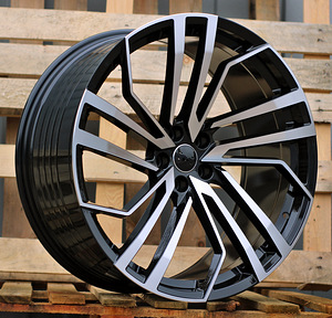 R21x9  5X112  ET  28  66.6  B1618  (FBX158)  Black Polished (MB)  For AUD  (Z5)  (HYBRID FORGED) (1 foto / 1)