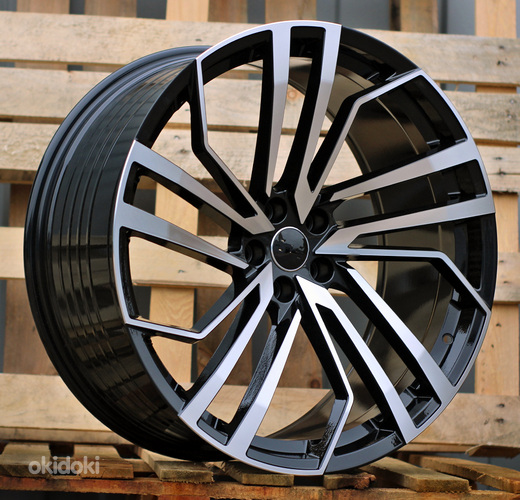 R20x9  5X112  ET  35  66.5  B1618  (FBX158)  Black Polished (MB)  For AUD  (K7)  (HYBRID FORGED)