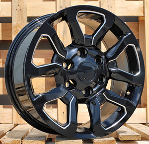 R18x7.5  6X139.7  ET  25  106  B1623  Black Polished (MB)  For TOYOT  (P1+Z2)  (4x4) (1 foto / 1)