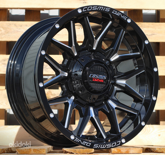 R18x9  12X130/139  ET  0  106.1  B1592  Black (BL)  For 4X4  (K3)  (Milling)