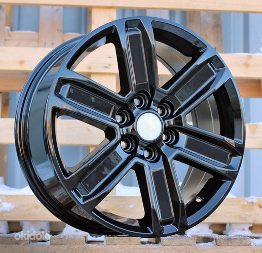 R18x7.5  6X120  ET  50  74.5  B1598  Black (BL)  For FORD  (Z6)  (1000kg)