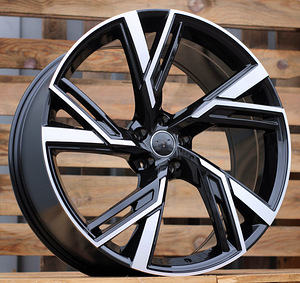 R18x8  5X112  ET  39  66.5  B1571  (FBX154)  Black Polished (MB)  For AUD  (P2+Z6+Z7)  (HYBRID FORGED) (1 foto / 1)