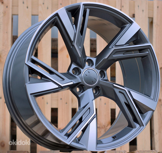 R18x8  5X112  ET  30  66.5  B1571  (IND5452)  Grey Polished (MG)  For AUD  (Z5)