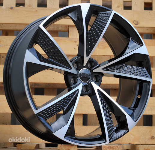R17x7.5  5X112  ET  36  66.5  B1566  (FBX008)  Black Polished (MB)  For AUD  (Z5+Z6)  (HYBRID FORGED)