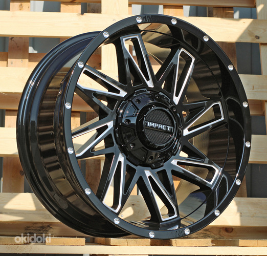 R20x12  12X135/139  ET  M44  106.1  B1544  Black (BL)  For 4X4  (K3)  (Milling)