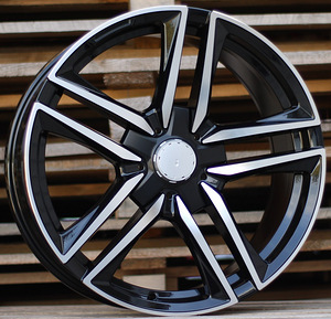 R19x9.5  5X112  ET  45  66.6  B1558  Black Polished (MB)  For MER  (P)  (Rear+Front (AKC 90 Eur)) (1 фото из 1)