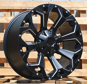R20x9  6X139.7  ET  15  110.1  B1521  Black Half Matt (BLHM)  For 4X4  (K3)  (Milling) (1 foto / 1)