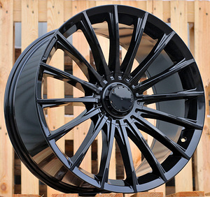 R20x8.5  5X112  ET  35  66.6  B1499  Black (BL)  For MER  (P2)  (Rear+Front) (1 foto / 1)